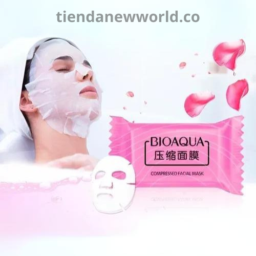 MASCARILLAS COMPRIMIDAS BIOAQUA - JUEGO 50x MASCARILLAS
