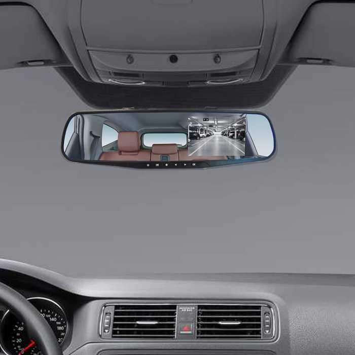ESPEJO RETROVISOR DOBLE CAMARA FULL HD