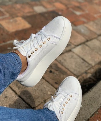 ZAPATILLAS MAXIMO COMFORT BLANCAS ( PAGUE SOLO EN LA ENTREGA )